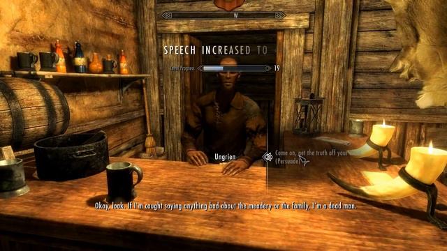 Skyrim: Speech Leveling Quick Tip! 100 Speech in 30mins! смотреть онлайн