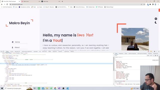 My Portfolio SideBar | React.js - Sass - BEM смотреть онлайн