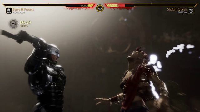 MORTAL KOMBAT 11 - ROBOCOP vs SHEEVA - Hard - 2k resolution 60fps смотреть онлайн