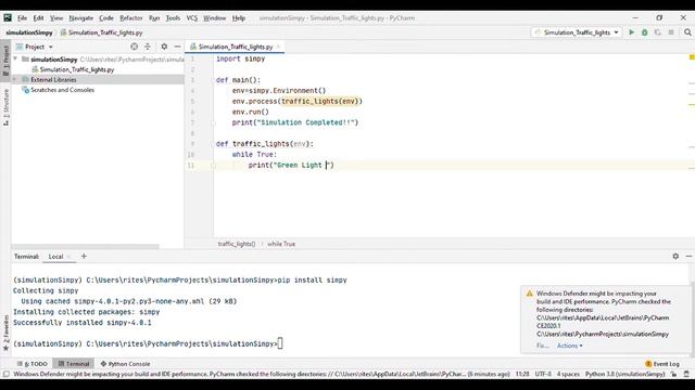 How to start with simulation using simpy and python смотреть онлайн