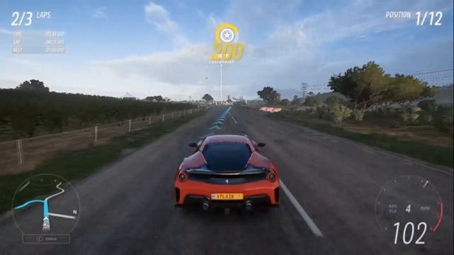 Ferrari 488 GTB - Forza Horizon 5 | Goliath Race Thrustmaster T300RS gameplay смотреть онлайн