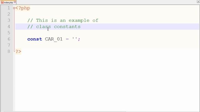 PHP Object Oriented Programming - Class Constants Part 1 смотреть онлайн