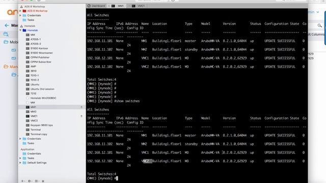 ArubaOS 8.2 Series Part 6 - Upgrade MM & Cluster смотреть онлайн