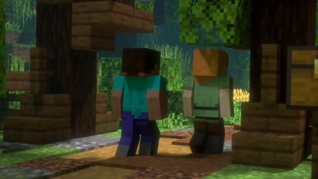 Enderman Attack: BLOOPERS - Alex and Steve Life (Minecraft Animation) смотреть онлайн