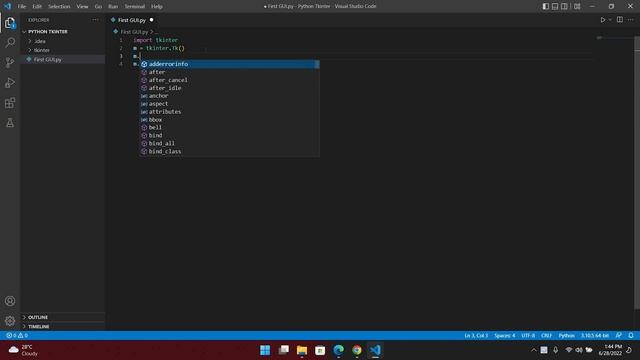 PYTHON - Create First GUI in Tkinter Python ? смотреть онлайн