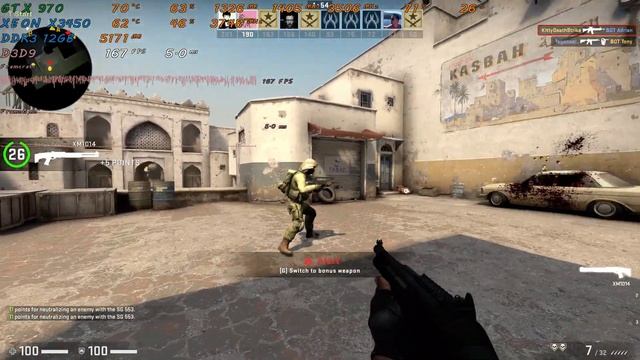 Counter strike Global Offensive XEON X3450/GTX970 /1080P смотреть онлайн