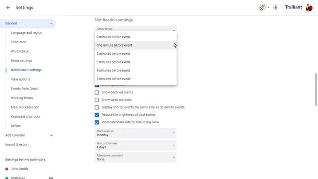 Snooze event notifications in Google Calendar смотреть онлайн