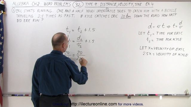 Algebra - Ch. 2: Word Problem (32 of 46) Type 9: Distance, Velocity, Time: Ex. 4 смотреть онлайн