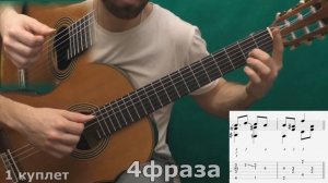 Как играть польку Соколова. Разбор на гитаре.