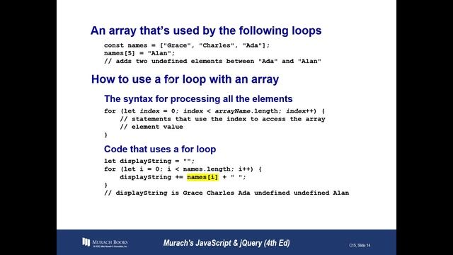 Murach - JavaScript - Chapter15 - Part01 - PPTs смотреть онлайн