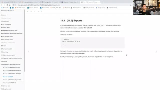 R Packages: DESCRIPTION and NAMESPACE (rpkgs03 10 11) смотреть онлайн