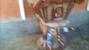 избушка бабы яги для сада своими руками