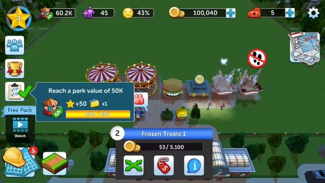 RollerCoaster Tycoon Touch (iOS/Android) Gameplay смотреть онлайн