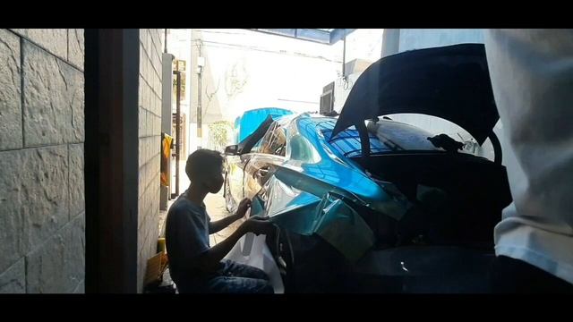 wrapping sticker chameleon green blue (mercedes benz) смотреть онлайн