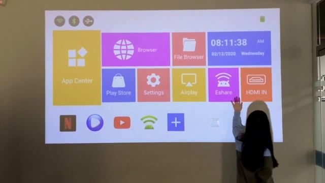 10 Years Flyin Factory New Design P10 II DLP Smart Mini Projector for Home Entertainment смотреть онлайн