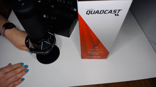 Unboxing HyperX QuadCast S Condenser Microphone смотреть онлайн