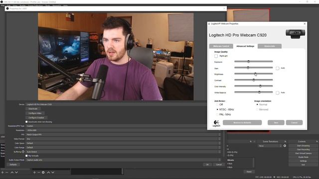 How To Make ANY Webcam Look Like A DSLR! - Best Settings For OBS and Streaming смотреть онлайн