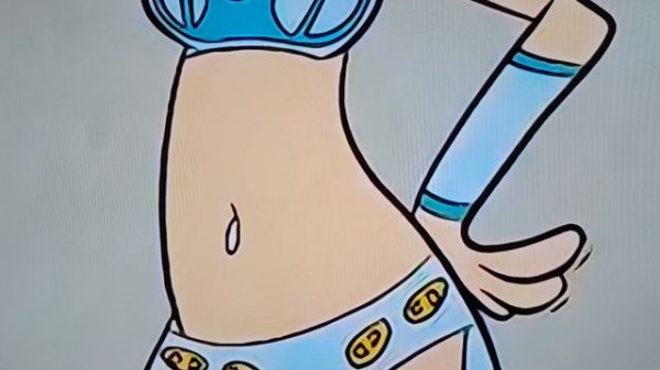 Belly Dancer Lori's Belly Button Close Up