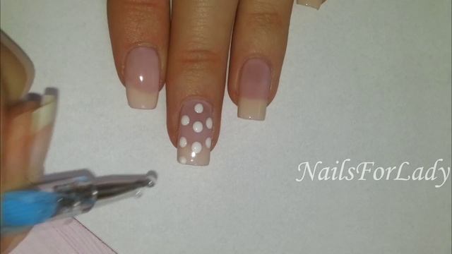 Маникюр с помощью дотса смотреть онлайн