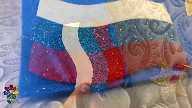 Флаг России из фоамирана своими руками Магнитик Поделка к дню России, к 9 мая Сувенир Diy сувенир