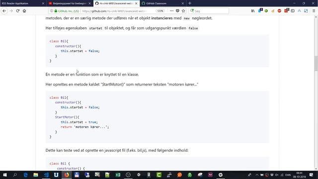 NODE WI 81 - Avanceret Webint del 2 - Igang med klasser - del 2 смотреть онлайн