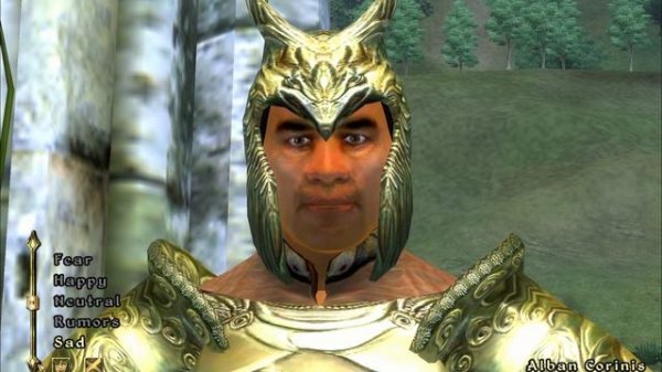 Todd Howard's voice acting in Oblivion