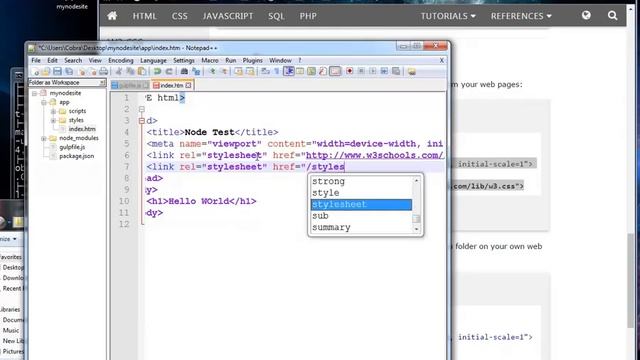 Stines Node Gulp BrowserSync смотреть онлайн
