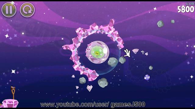Angry Birds Space 7-3 Cosmic Crystals Walkthrough 3 Stars Lösung смотреть онлайн
