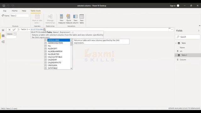 How To Change Column Name Using DAX In Power BI | SELECTCOLUMNS function (DAX) In Power BI смотреть онлайн