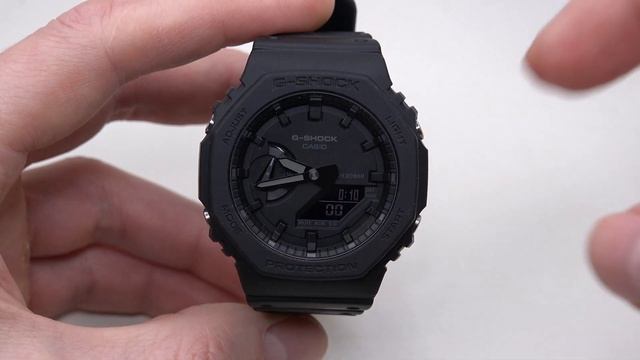 Casio G-Shock Stealth Carbon Core Guard New GA-2100 Series (Full Review)