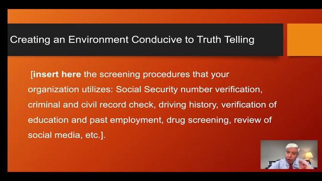 Creating an Environment Conducive to Truth Telling смотреть онлайн