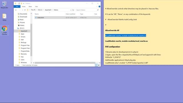 How to Install & Configure Apache HTTP Server, PHP,MySQL and phpMyAdmin on Microsoft Windows ? ???? смотреть онлайн