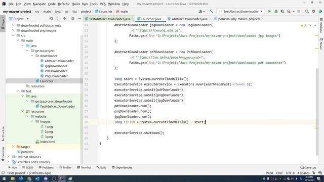 Java (გაღრმავებული) - ლაბი 4 (Threads) смотреть онлайн