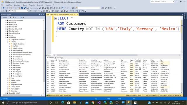 Il linguaggio SQL (MS SQL Server) ITA - parte 1 смотреть онлайн