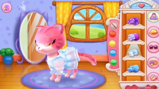 Kitty Love - My Fluffy Pet - Learn How to Care & Play with Kitty - Pet Care Games for Kids смотреть онлайн