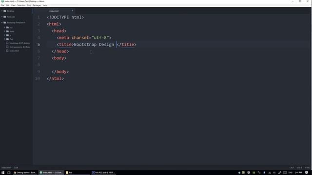 Twitter Bootstrap 3 Design 2 In Arabic #01 - Intro and Prepare Files and Libraries смотреть онлайн