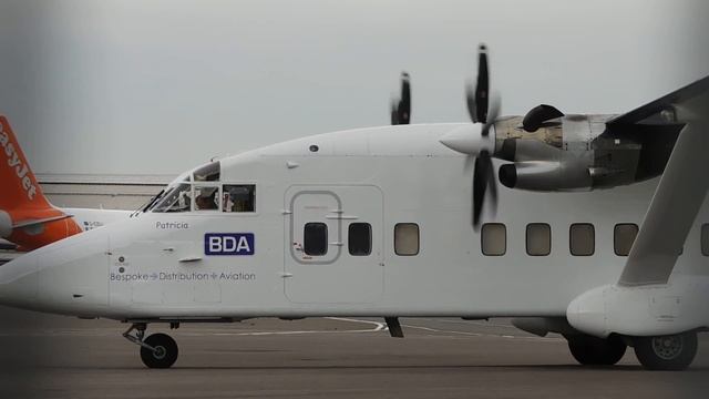 *RARE* BDA Night Express Short 360 D-CCAS Arrival, Start-Up, Taxi & Departure At SEN 06/09/2016 смотреть онлайн