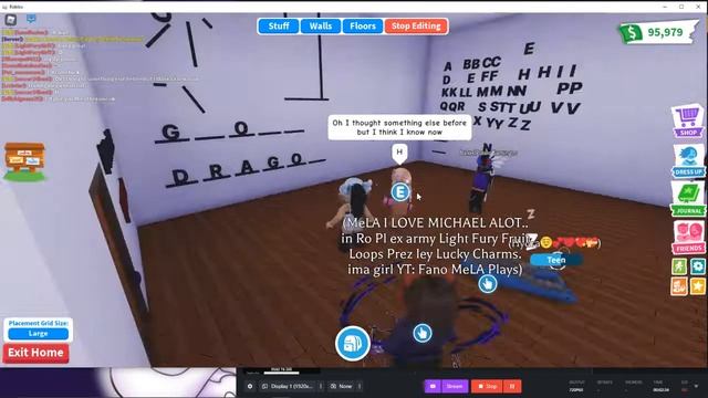Playing Roblox Adopt me Hangman смотреть онлайн