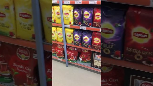 Чай в магазинах Турции. Цены и разнообразие. Turkish tea. Prices and variety of tea смотреть онлайн
