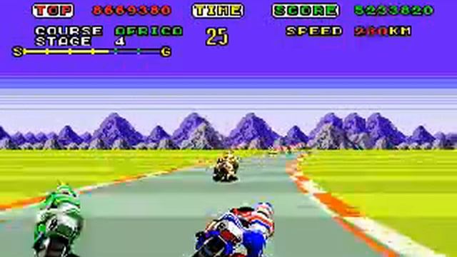 Super Hang On Walkthrough Sega Genesis Africa Circuit смотреть онлайн