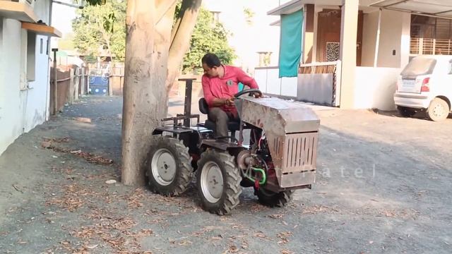 4X4 tractor fully developed at home || homemade amazing innovation 4 wheel drive tractor #mitpatel смотреть онлайн