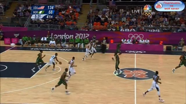 USA-Nigerya London Olimpic 2012!4-четверть!Яркие моменты игры баскетбол Лондонской Олимпиады 2012!! смотреть онлайн