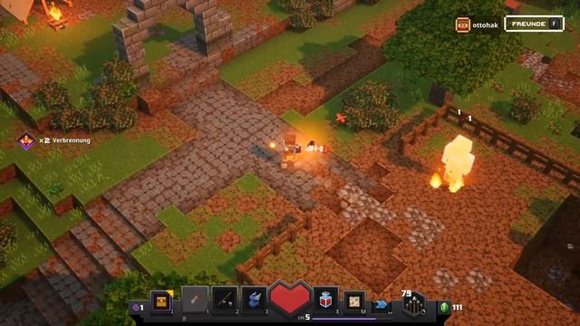 Minecraft Dungeons Beta running on Linux смотреть онлайн