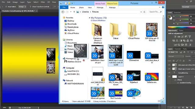 How to create Channel Art In PhotoShop CS6 смотреть онлайн
