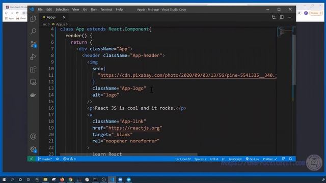 React JS 10 - Creating a Class Components. Parent and Child Components. Practical IT смотреть онлайн