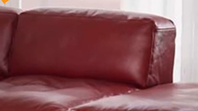 Красный кожаный диван на заказ смотреть онлайн