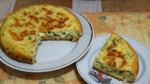 ЗАЛИВНОЙ ПИРОГ С ЯЙЦОМ И ЗЕЛЕНЫМ ЛУКОМ В МУЛЬТИВАРКЕ