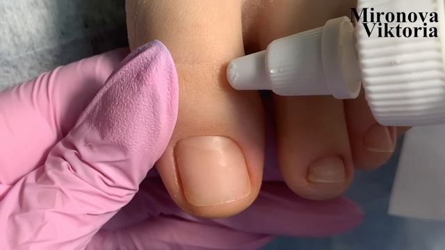 Какой инструмент в педикюре я ещё использую? Частичный педикюр. Красные ногти.