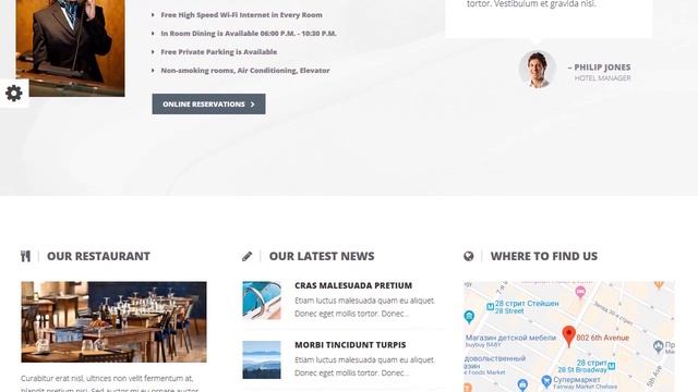 Nation Hotel - Responsive WordPress Theme смотреть онлайн