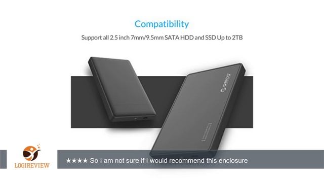 ORICO Tool Free 2.5-inch USB 3.1 Type C to SATA External Hard Disk Drive Enclosure Case for 9.5mm смотреть онлайн